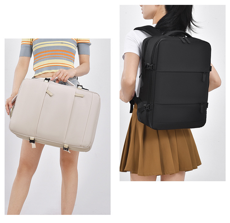 時(shí)尚休閑筆記本雙肩電腦包大容量短途出行商務(wù)旅行包