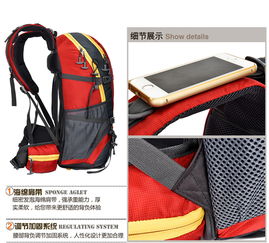 戶外尖峰 登山包 雙肩包 戶外旅游徒步專業(yè)旅行包大容量情侶包45l