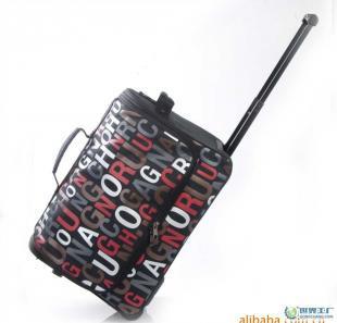 歐美字母絲印多用途手提拉桿箱旅行包箱包旅行箱105_二手設備轉讓_世界工廠網中國產品信息庫